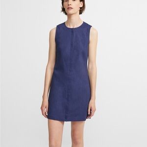 Theory Navy Blue Mini Dress Size P